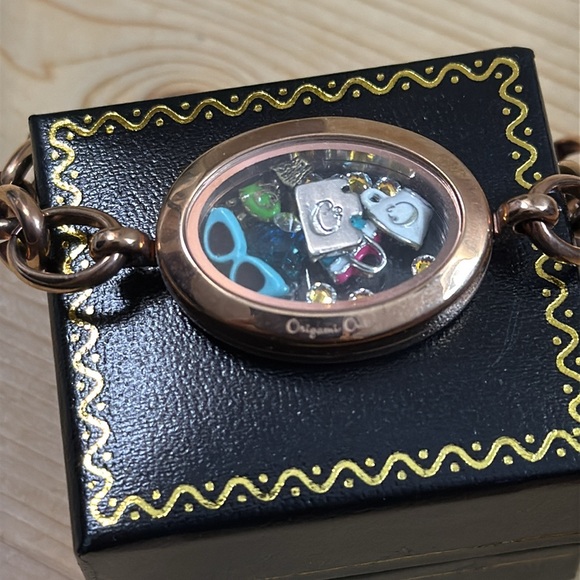 Rose Gold Charm Bracelet  ORIGAMI OWL - Picture 3 of 3